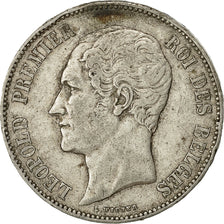 Coin, Belgium, Leopold I, 5 Francs, 5 Frank, 1858, VF(20-25), Silver, KM:17