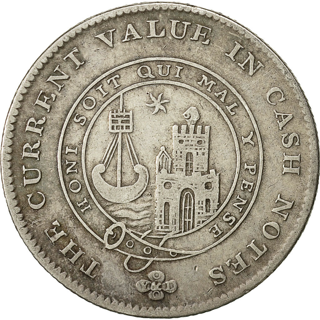 Coin, Great Britain, Silver Token, Lord & Marshall, Scarborough, Shilling, 1812