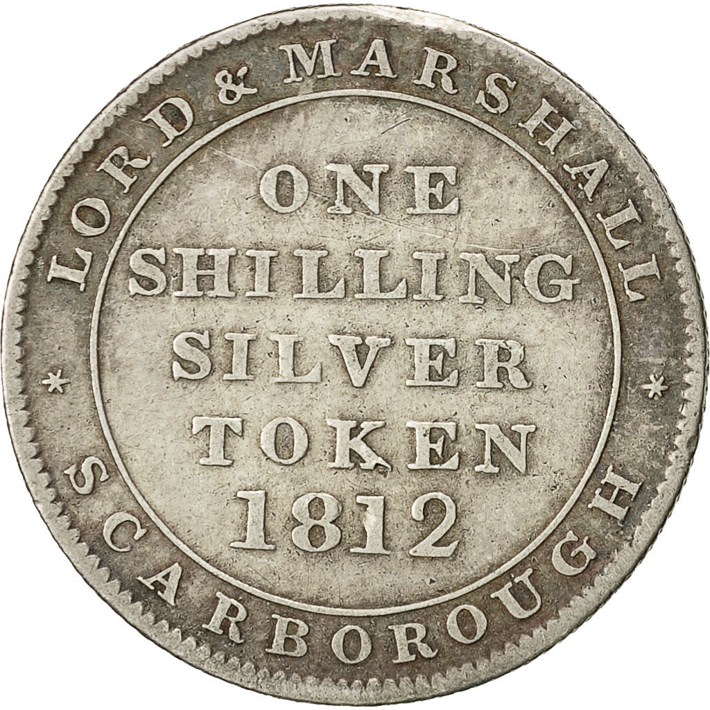 Coin, Great Britain, Silver Token, Lord & Marshall, Scarborough, Shilling, 1812