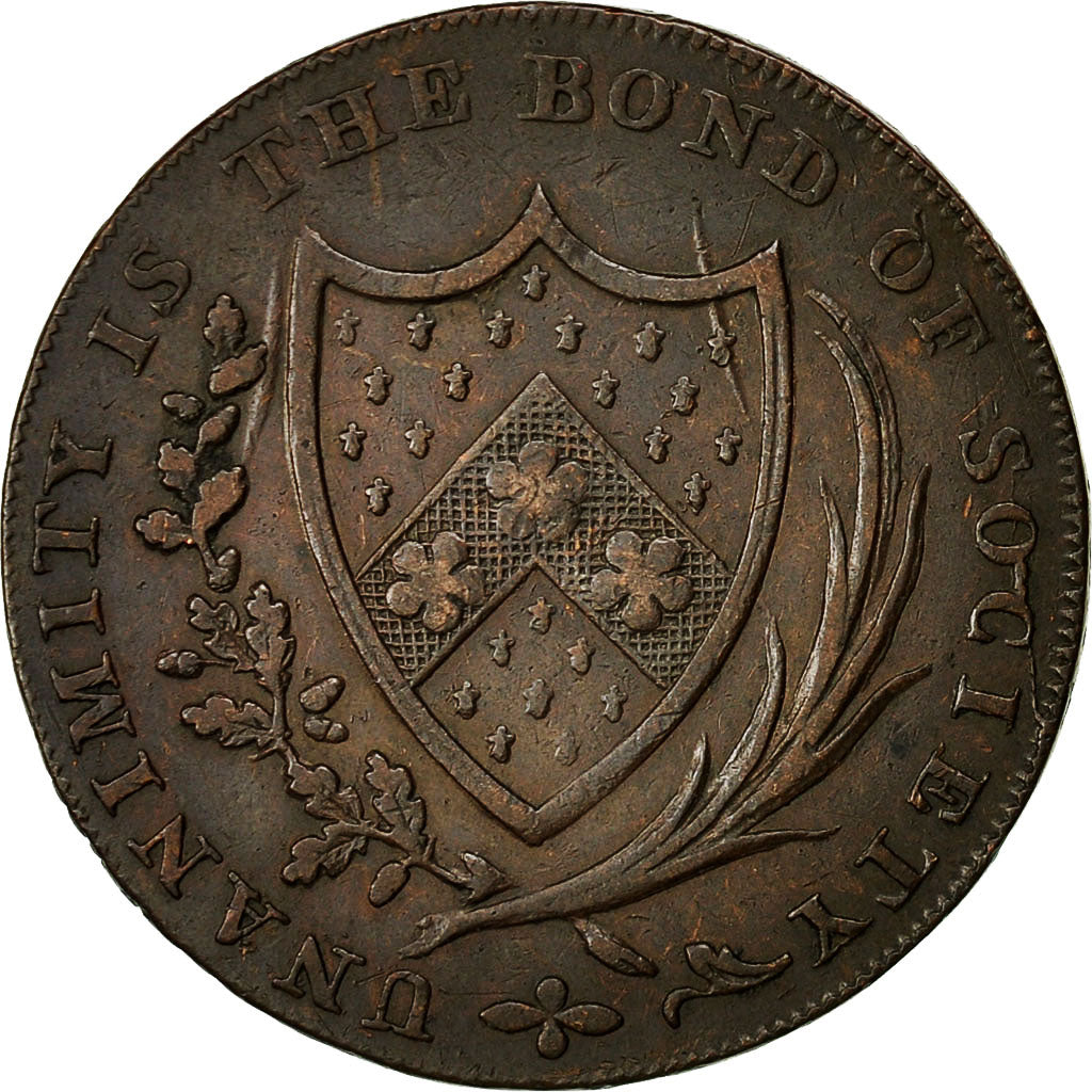 Coin, Great Britain, Northiam - The bond of society, Halfpenny Token, 1794