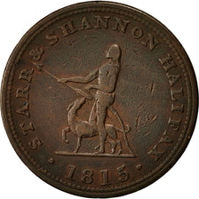 Münze, Kanada, Starr & Shannon, Halfpenny Token, 1815, S+, Kupfer