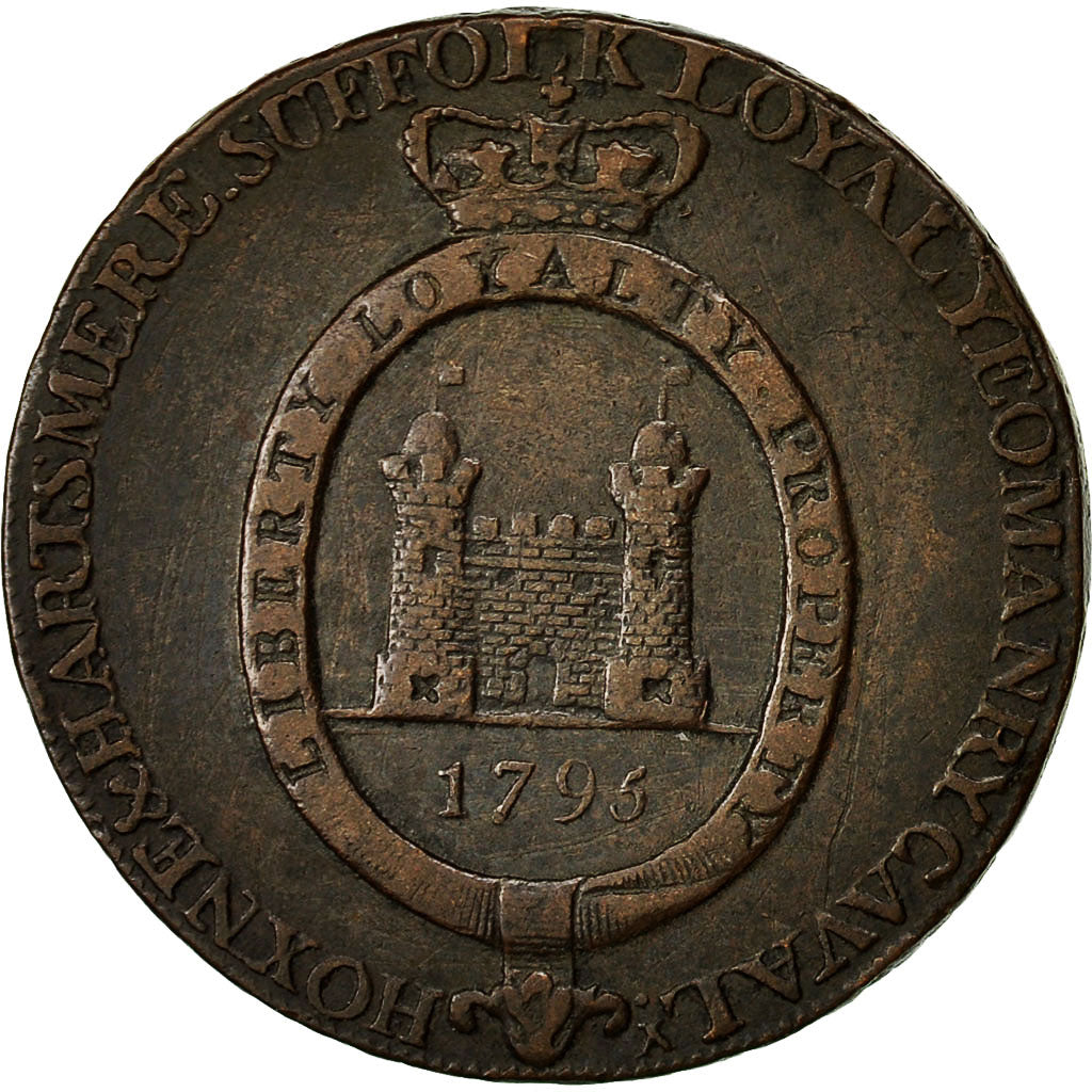 Coin, Great Britain, Liberty - Loyalty - Property, Halfpenny Token, 1795