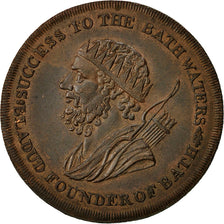 Coin, Great Britain, Bladud Founder of Bath, Halfpenny Token, 1795, AU(55-58)