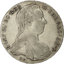 Coin, Austria, Joseph II, Marie-Thérèse, Thaler, 1780, Restrike, VF(30-35)