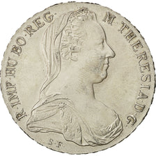 Monnaie, Autriche, Joseph II, Marie-Thérèse, Thaler, 1780, Refrappe, SUP+