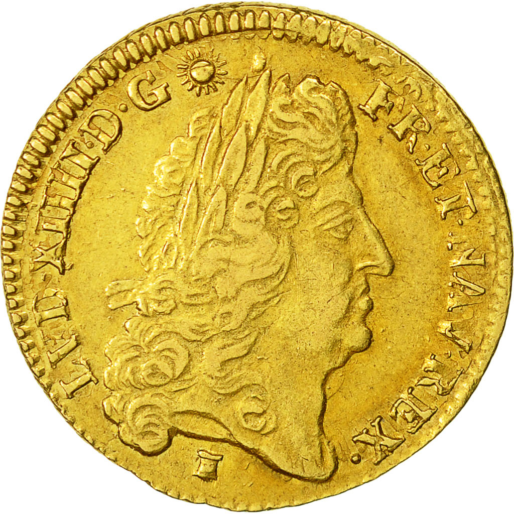 Münze, Frankreich, Louis XIV, Louis d'or à l'écu, Louis d'Or, 1690, Limoges
