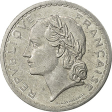Coin, France, Lavrillier, 5 Francs, 1945, ESSAI, MS(63), Aluminum, KM:E89