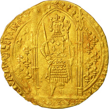 Moneda, Francia, Charles V, Franc à pied, BC+, Oro, Duplessy:360