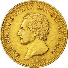 Monnaie, États italiens, SARDINIA, Carlo Felice, 40 Lire, 1825, Torino, TTB