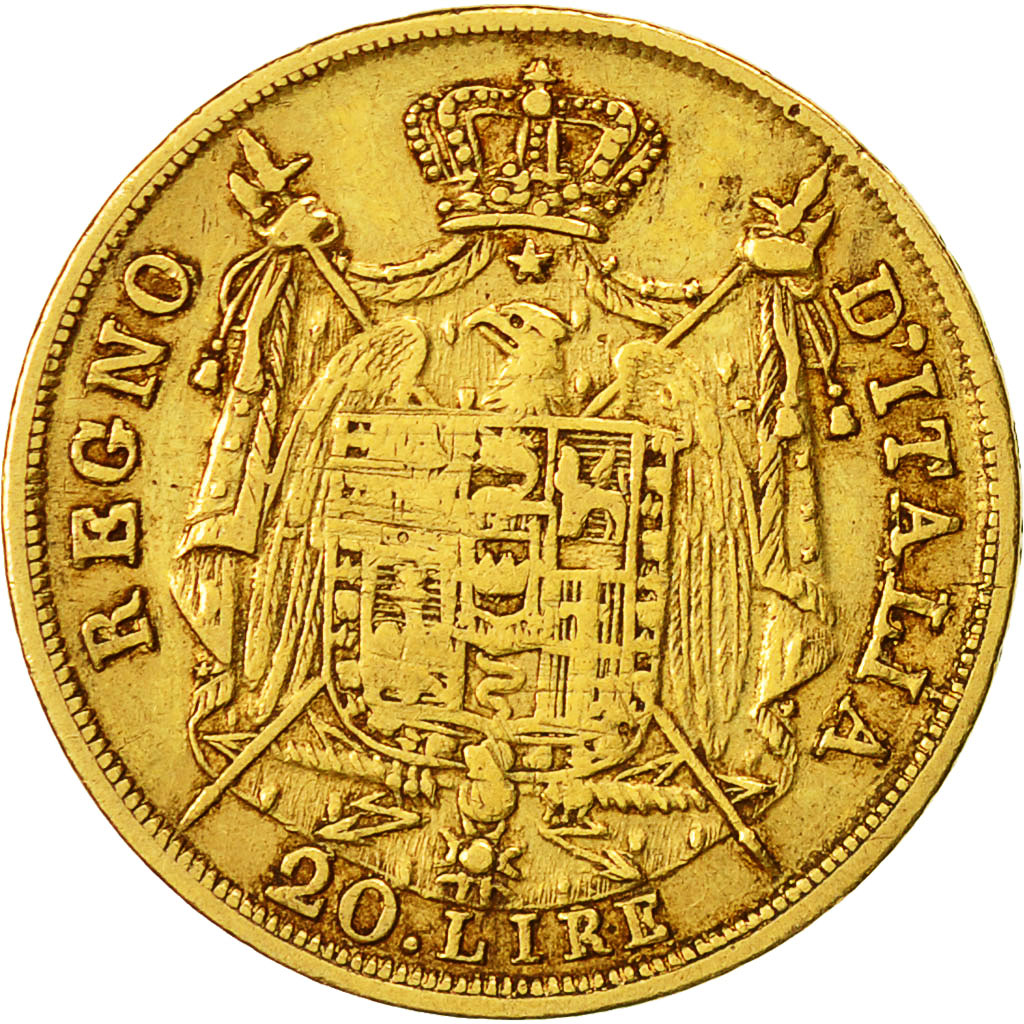 Coin, ITALIAN STATES, KINGDOM OF NAPOLEON, Napoleon I, 20 Lire, 1809, Milan