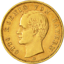 Coin, German States, BAVARIA, Otto, 20 Mark, 1900, Munich, EF(40-45), Gold