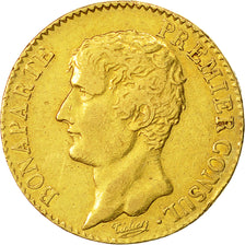 Moneda, Francia, Napoléon I, 20 Francs, An XI, Paris, MBC, Oro, KM:651