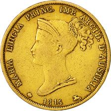 Coin, ITALIAN STATES, PARMA, Maria Luigia, 40 Lire, 1815, Parma, VF(30-35)
