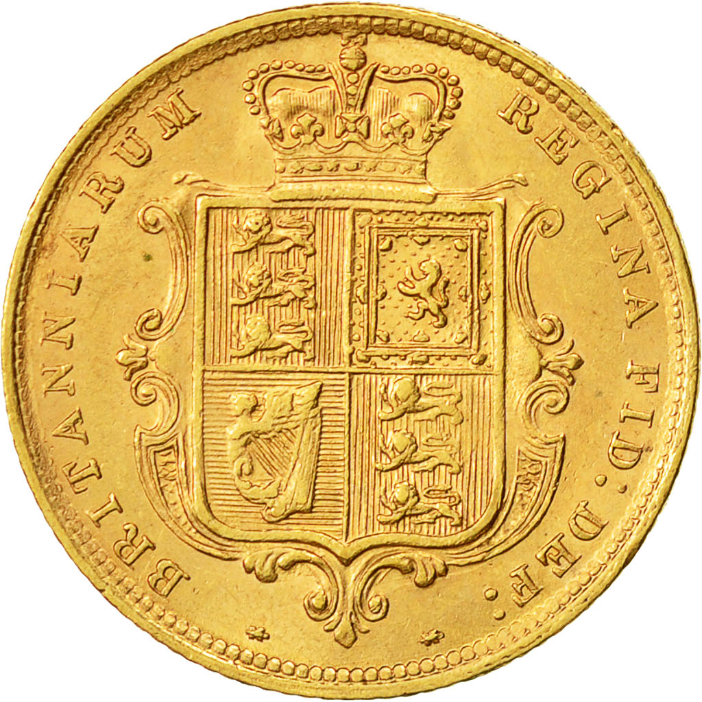 Münze, Großbritannien, Victoria, 1/2 Sovereign, 1885, London, VZ+, Gold
