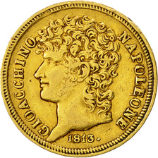 Moneda, Estados italianos, NAPLES, Joachim Murat, 20 Lire, 1813, MBC, Oro