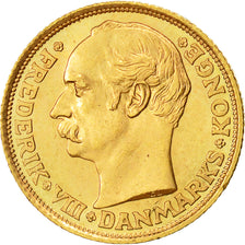 Monnaie, Danemark, Frederik VIII, 10 Kroner, 1908, Copenhagen, SPL, Or, KM:809