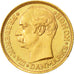 Coin, Denmark, Frederik VIII, 10 Kroner, 1908, Copenhagen, MS(63), Gold, KM:809