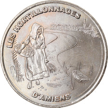 France, Medal, 2 Euro d'Amiens, les Hortillonnages, 1998, MS(63), Copper-nickel