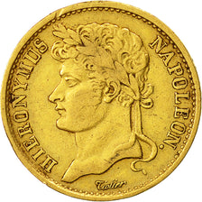 Coin, German States, WESTPHALIA, Jerome, 20 Franken, 1809, EF(40-45), Gold