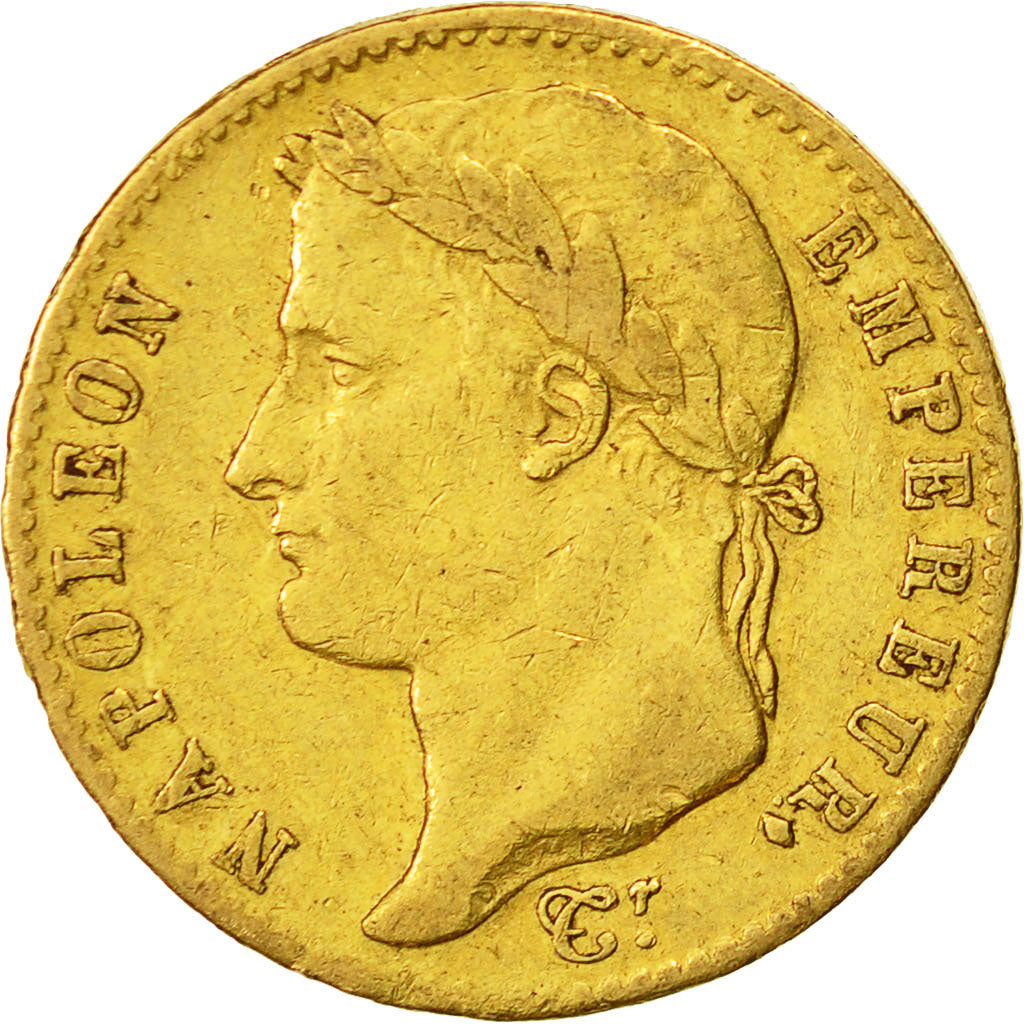 Moneta, Francia, Napoléon I, 20 Francs, 1815, Paris, BB, Oro, KM:705.1