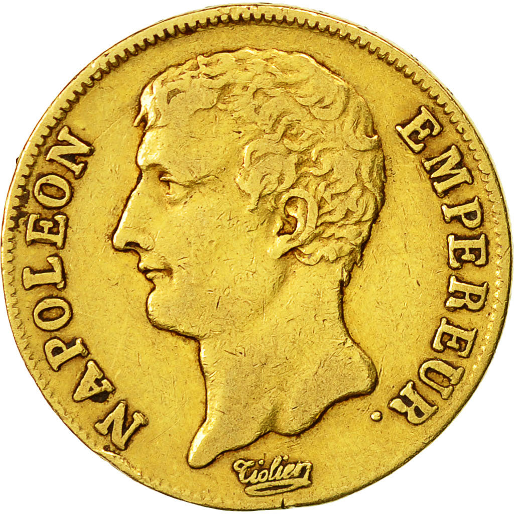 Münze, Frankreich, Napoléon I, 20 Francs, An 12 (1804), Paris, SS, Gold