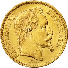 Münze, Frankreich, Napoleon III, Napoléon III, 20 Francs, 1862, Paris, UNZ