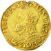 Coin, Spanish Netherlands, Philippe II, 1/2 Réal, Dordrecht, EF(40-45), Gold