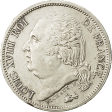 Moneta, Francia, Louis XVIII, Louis XVIII, 1/2 Franc, 1824, Paris, SPL-