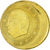 Belgio, 50 Euro Cent, 1999, Fautée - Frappe décentrée, SPL, Alluminio-bronzo