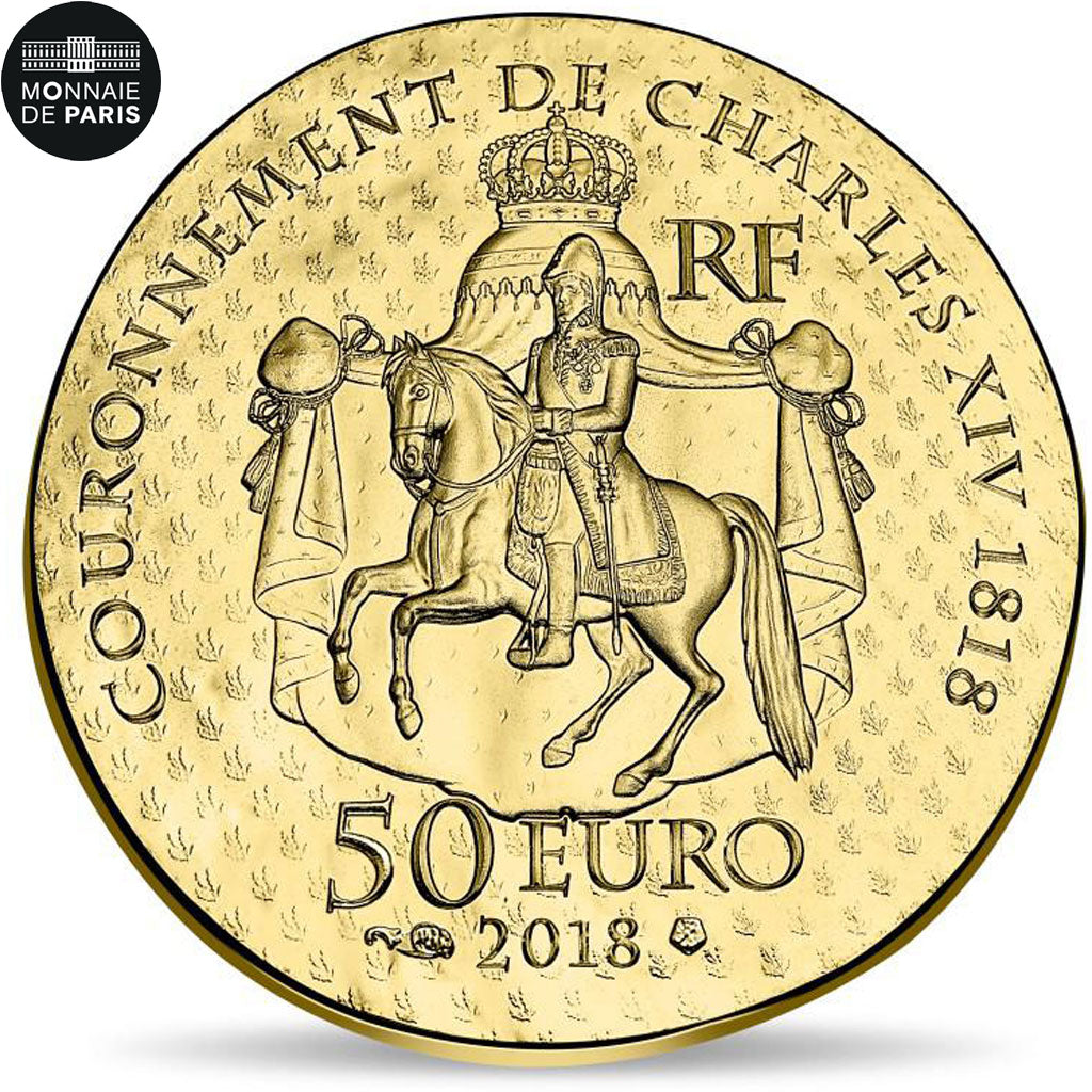 Frankrijk, Parijse munten, 50 Euro, Désirée Clary, 2018, FDC, Goud