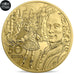 France, Monnaie de Paris, 50 Euro, Europa - Voltaire, 2018, MS(65-70), Gold