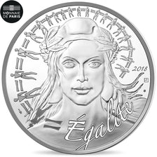 Frankrijk, Parijse munten, 20 Euro, Marianne, 2018, FDC, Zilver