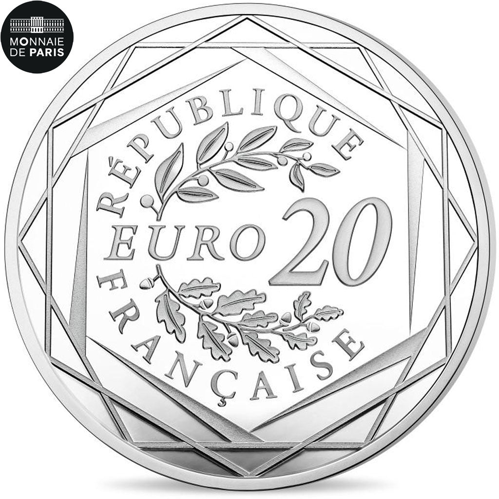 France, Monnaie de Paris, 20 Euro, Marianne, 2018, MS(65-70), Silver