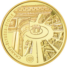 Monnaie, France, Champs-Elysées, 100 Francs, 2001, FDC, Or, Gadoury:C306