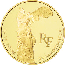 Moneta, Francia, Victoire Samothrace, 100 Francs, 1993, Paris, FDC, Oro
