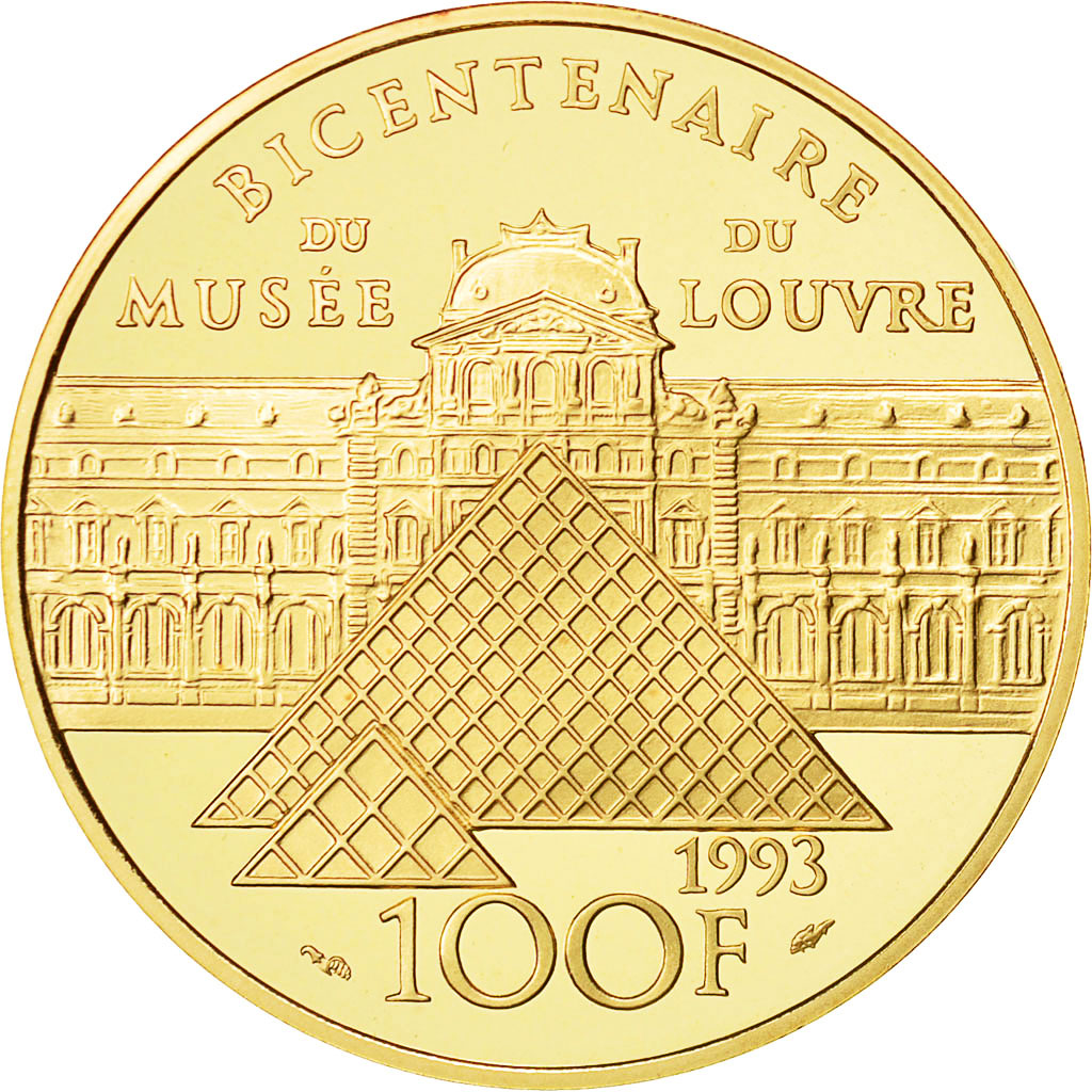 Moneda, Francia, Marie-Marguerite, 100 Francs, 1993, Paris, FDC, Oro, KM:1021a