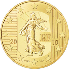 France, 50 Euro, Semeuse, 2010, MS(65-70), Gold, KM:1673