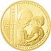 France, 50 Euro, Mere Teresa, 2010, MS(65-70), Gold, KM:1694