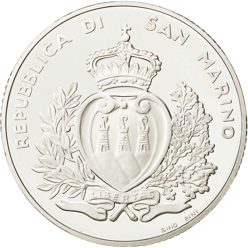 San Marino, 10 Euro, Schumann, 2010, MS(65-70), Silver, KM:497