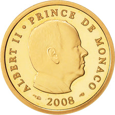 Monaco, 20 Euro, 2008, MS(65-70), Gold, KM:198