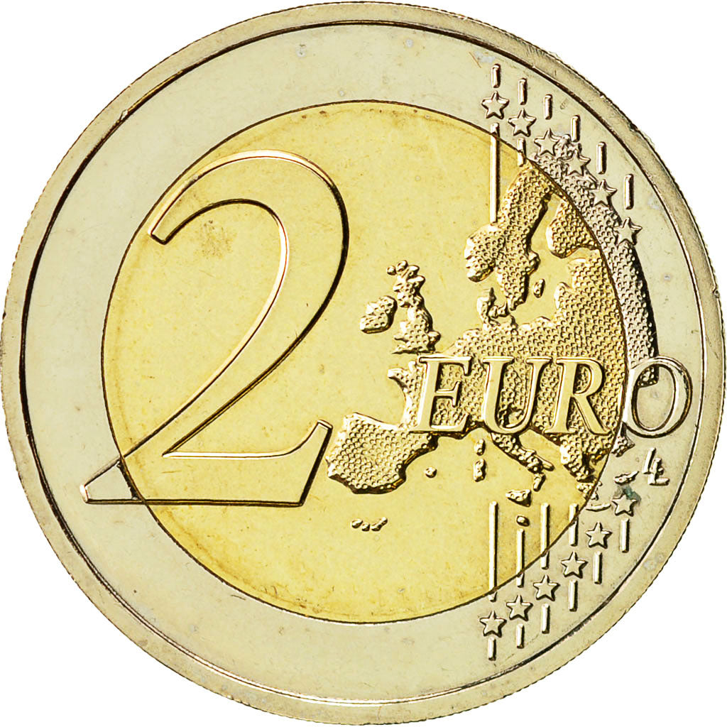 Monaco, 2 Euro, Mariage Princier, 2011, MS(65-70), Bi-Metallic, KM:196