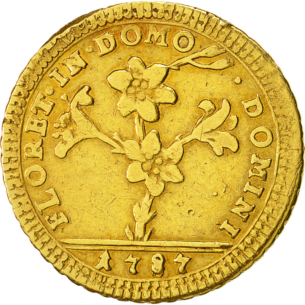 Coin, ITALIAN STATES, PAPAL STATES, Pius VI, 30 Paoli, Doppia D'oro, 1787, Roma