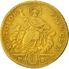 Münze, Italien Staaten, PAPAL STATES, Pius VI, 30 Paoli, Doppia D'oro, 1784