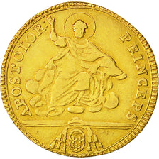 Coin, ITALIAN STATES, PAPAL STATES, Pius VII, Doppia, 1800, Rome, AU(50-53)