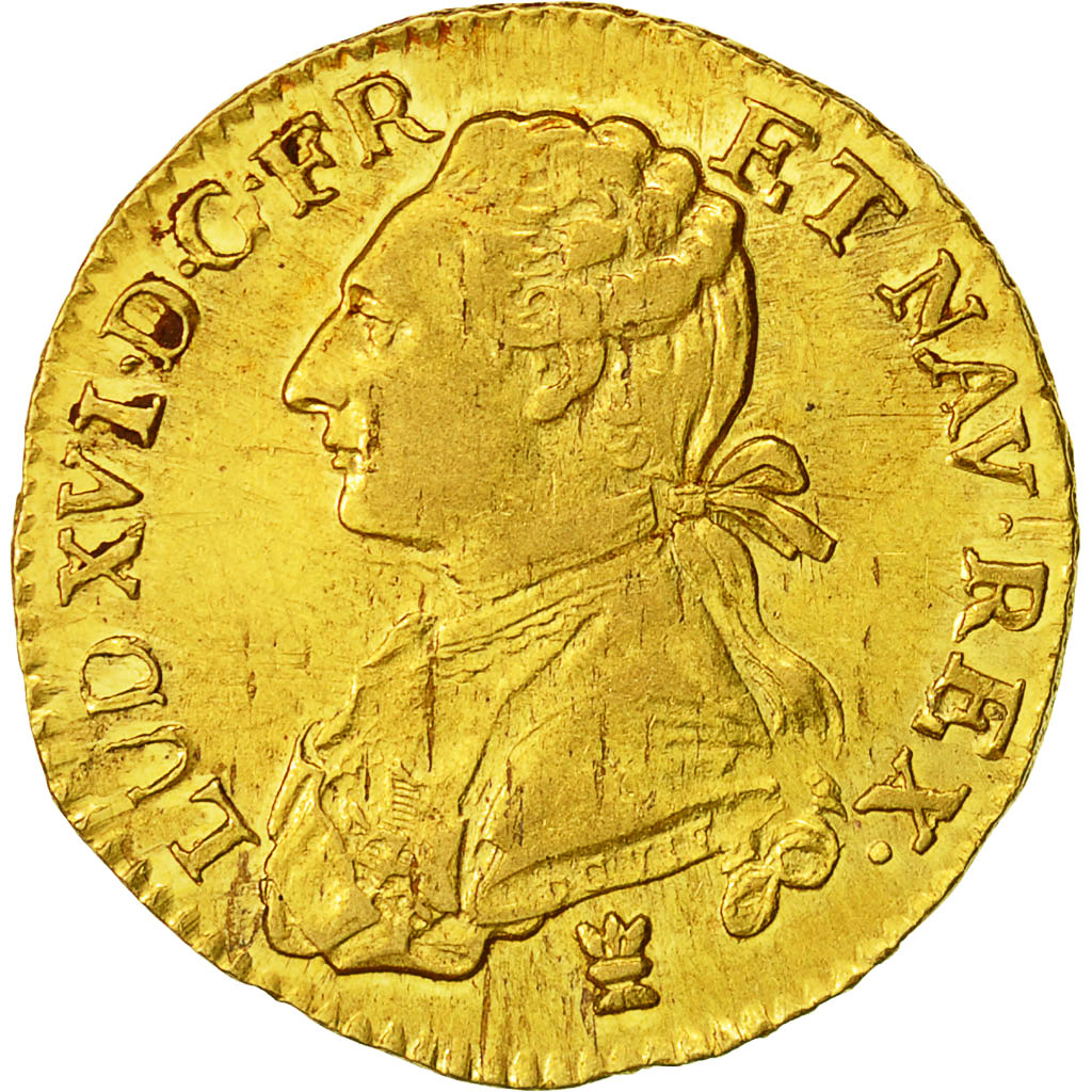 Moneda, Francia, Louis XVI, Louis d'or au buste habillé, Louis d'Or, 1775