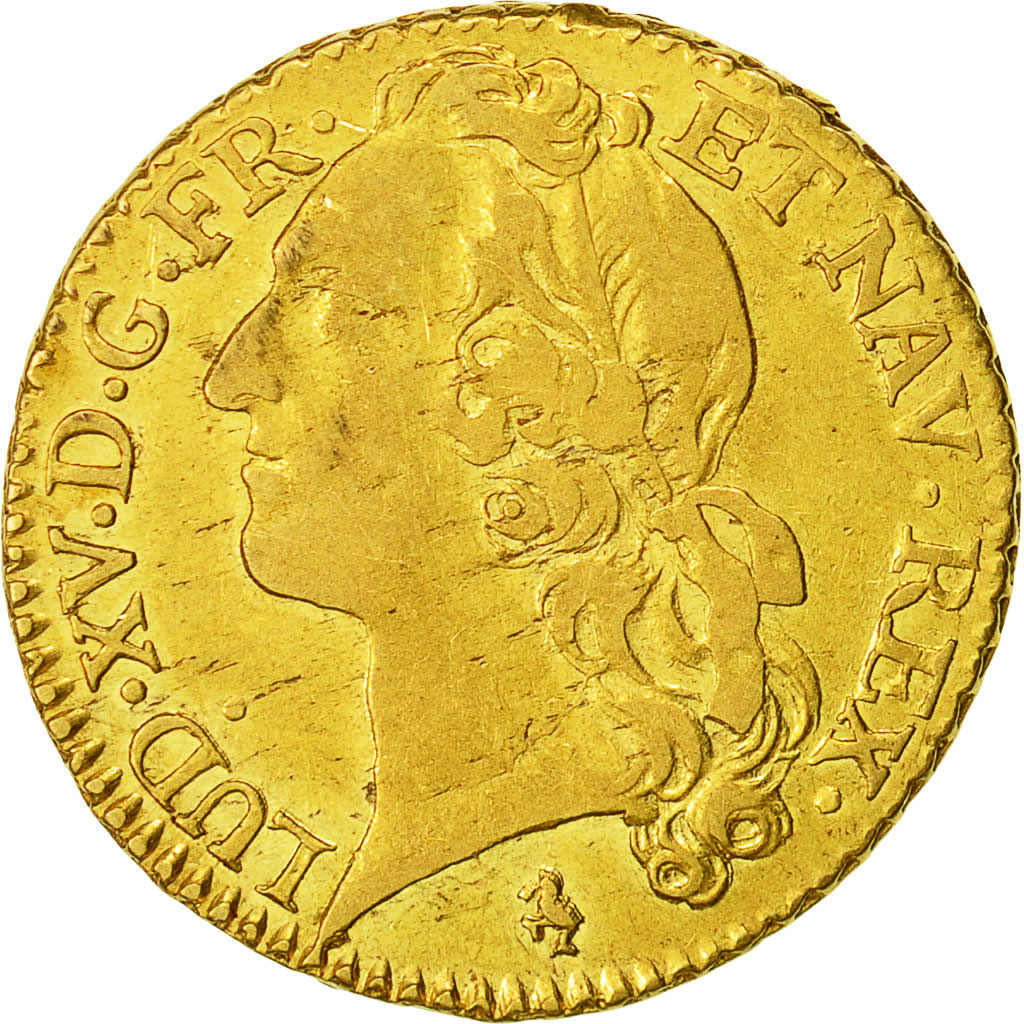 Coin, France, Louis XV, Louis d'or au bandeau, Louis d'Or, 1768, Paris