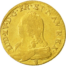 Moneta, Francia, Louis XV, Louis d'or aux lunettes, Louis d'Or, 1726, Rennes