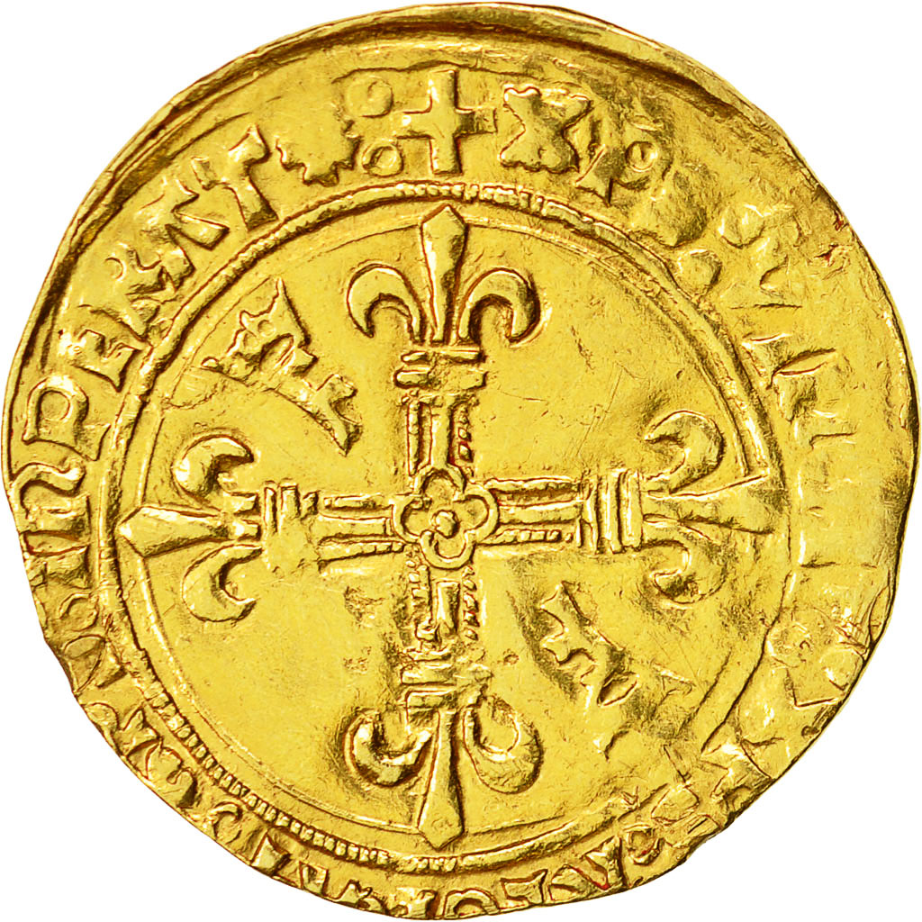 Munten, Frankrijk, François Ier, Ecu d'or, Grenoble, FR, Goud, Duplessy:783