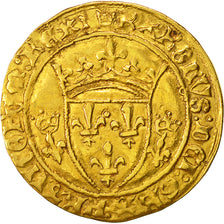 Moneta, Francia, Charles VII, Ecu d'or, Tours, BB, Oro, Duplessy:511