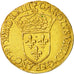 Coin, France, Charles IX, Ecu d'or, 1563, Paris, AU(50-53), Gold, Duplessy:1057